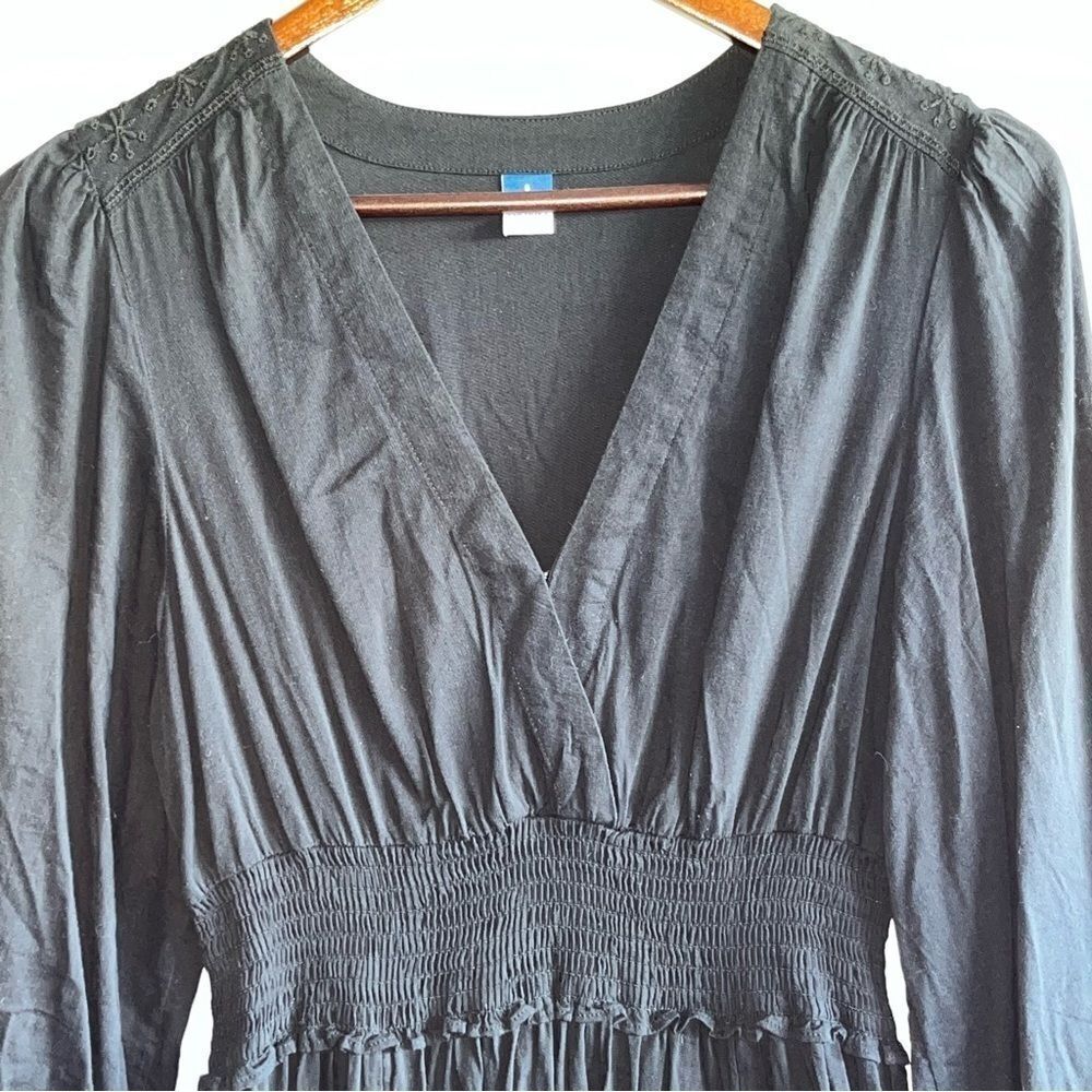 Women's Old Navy Black Long Dress - Picture 3 of 10
